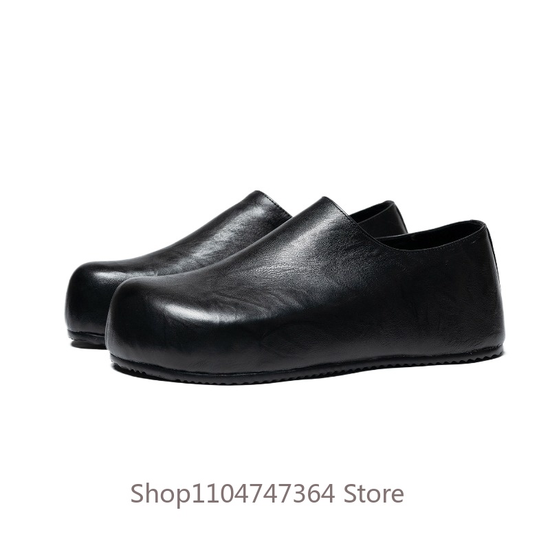 Men Shoes For Office Work - Luxury Handmade Cowhide Business Retro Work