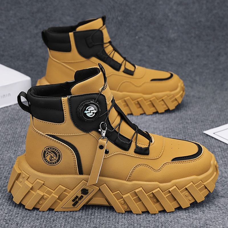 Men Shoes Office - Mens High-top Sneakers Outdoor Non Slip