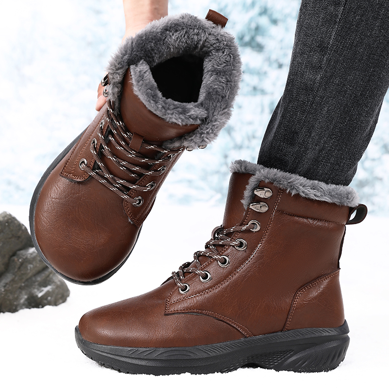 Men Winter Snow Boots for Wate - Men'S Shoes For Running recension och pris