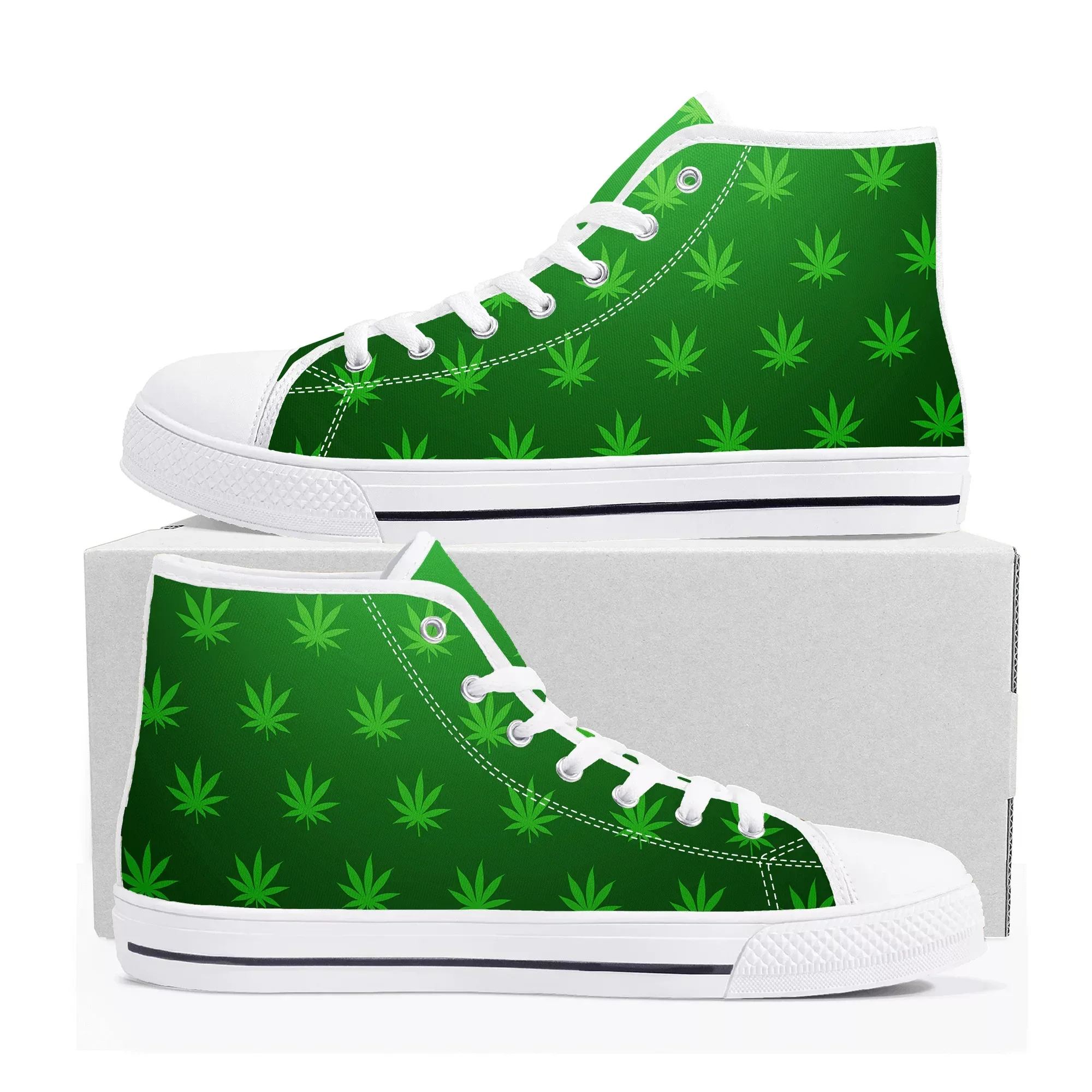 Leaf Weed Rasta Marijuana Red  - Men Shoes Yellow recension och pris