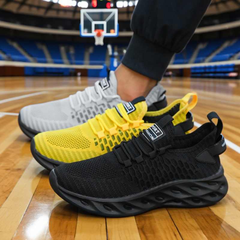 Men's Athletic Basketball Snea - Men Shoes Yellow recension och pris