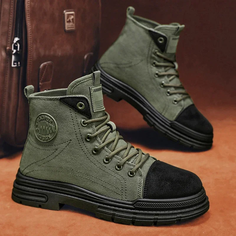 2026 Mens Boots Casual Canvas  - Men Shoes Office recension och pris