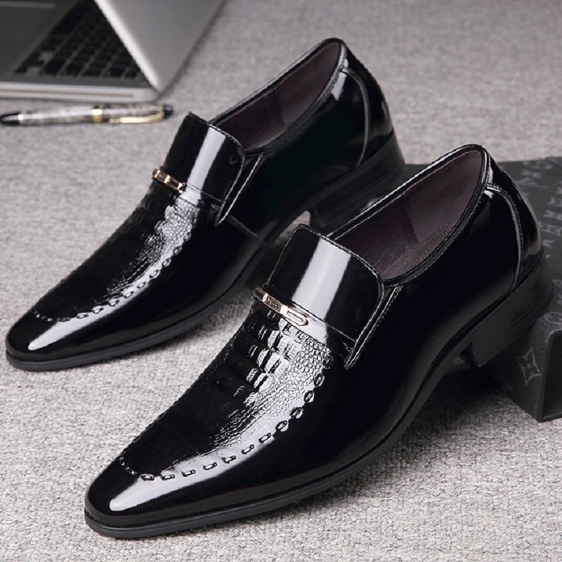Men Leather Shoes Patent Leath - Men Shoes For Office Work recension och pris