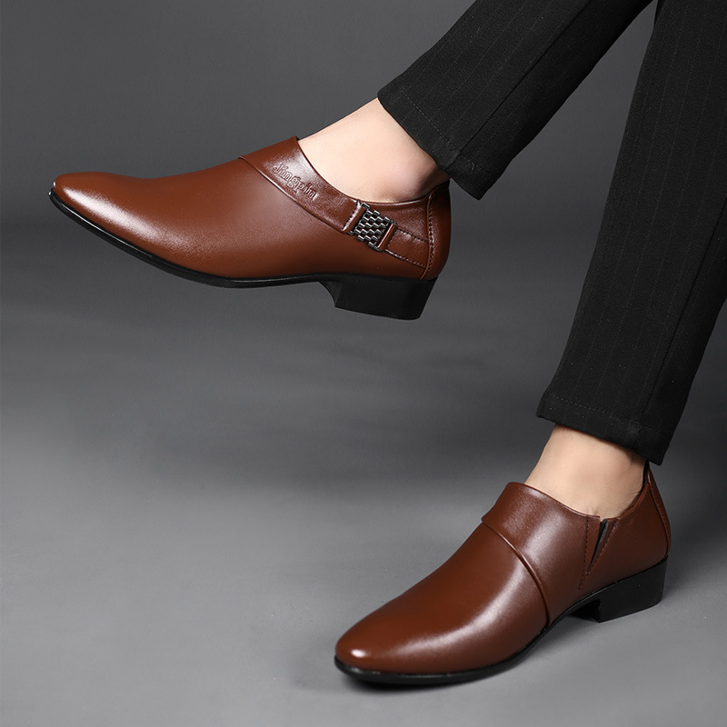 Men PU Leather Shoes Formal Dr - Men Shoes For Office Work recension och pris
