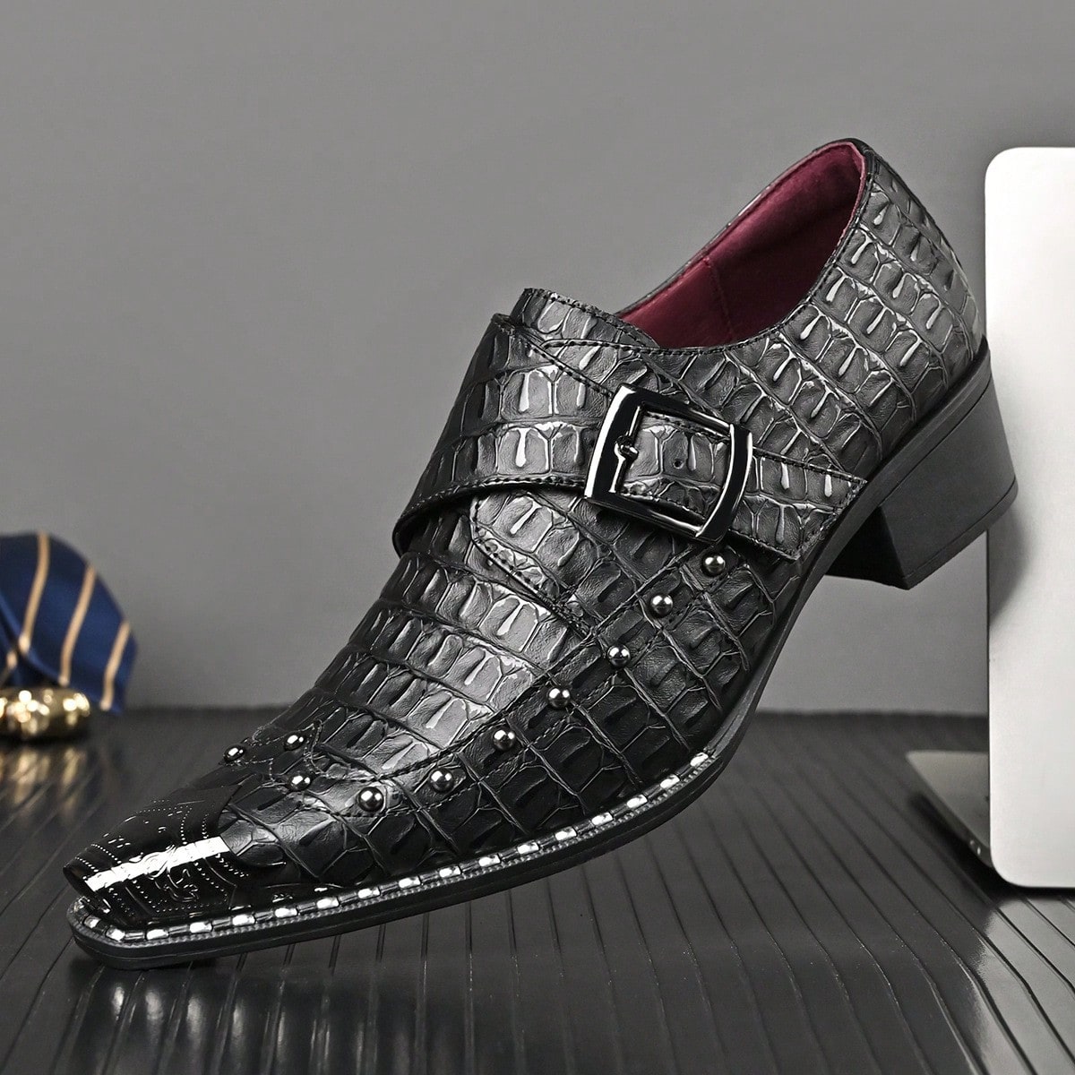 Vintage-Style Men Buckle Monk  - Shoes Heels Men recension och pris