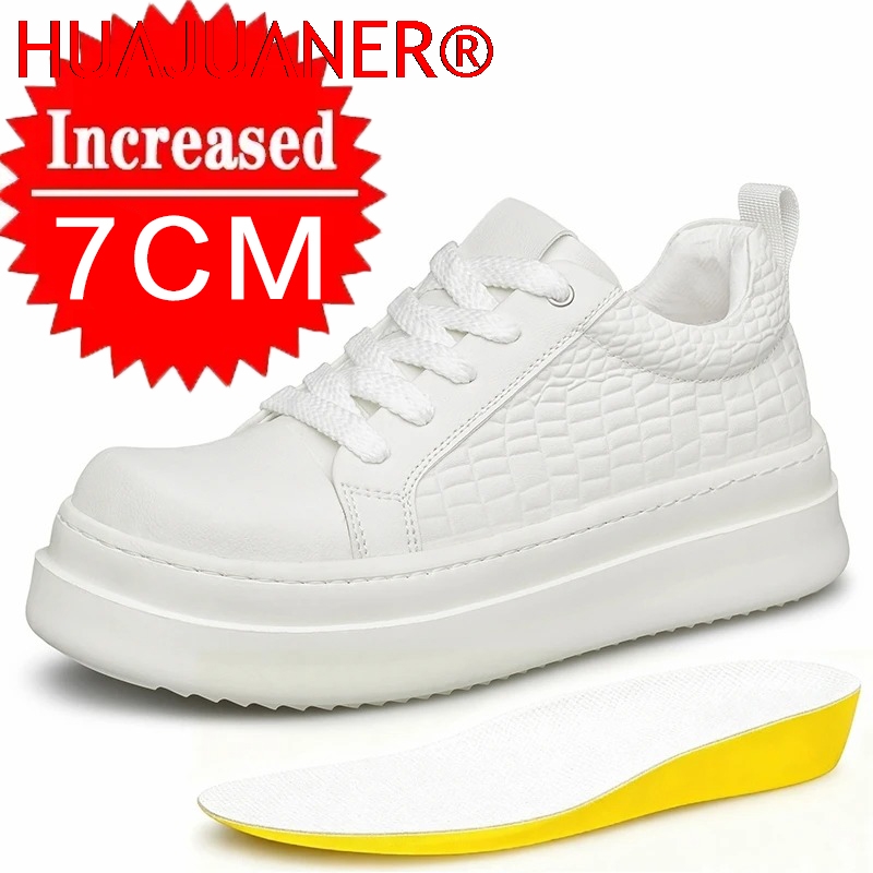 Men's Leather Elevator Shoes 7 - Men'S Shoes With Height Increase recension och pris