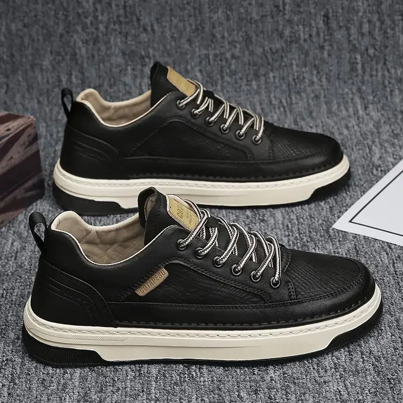 Fashion Casual Leather Shoes f - Men Shoes For Office Work recension och pris