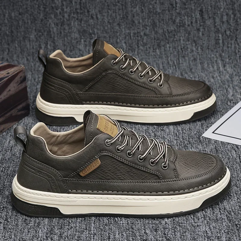 Fashion Casual Leather Shoes f - Men Shoes For Office Work recension och pris