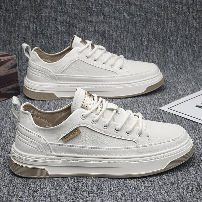 Fashion Casual Leather Shoes f - Men Shoes For Office Work recension och pris
