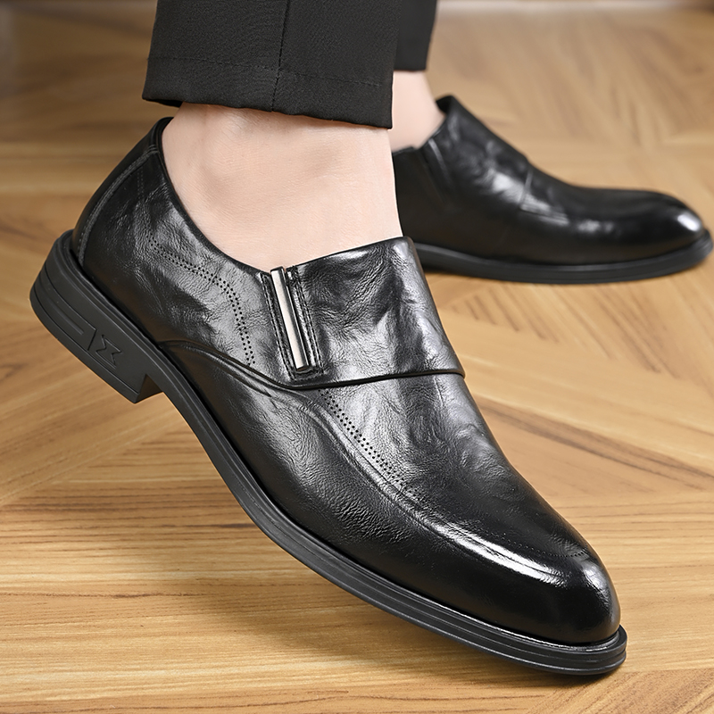Men's Business Casual Leather  - Men Shoes For Office Work recension och pris