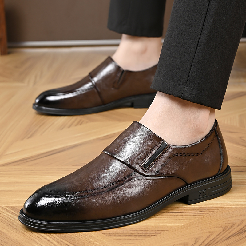 Men's Business Casual Leather  - Men Shoes For Office Work recension och pris