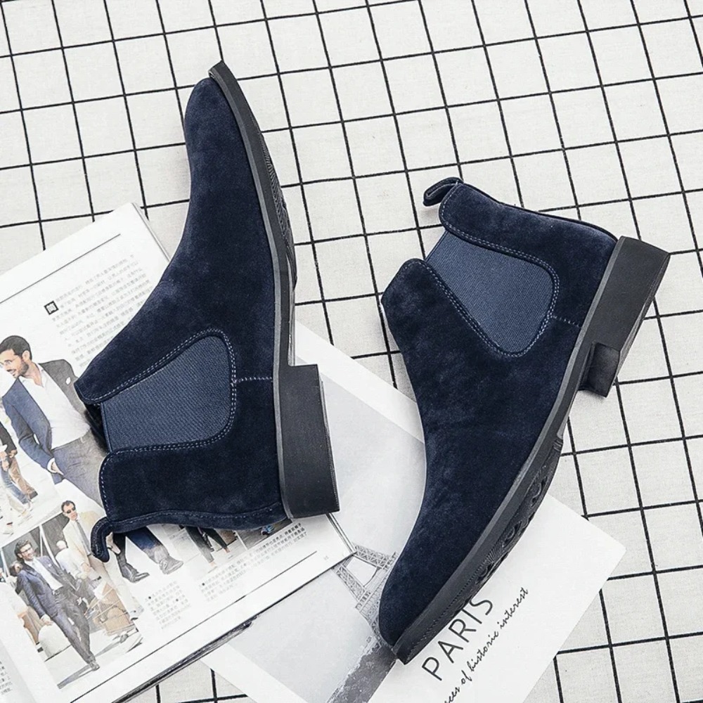 Chelsea Boots Men Blue Faux Su - Men'S Shoes Timberland recension och pris