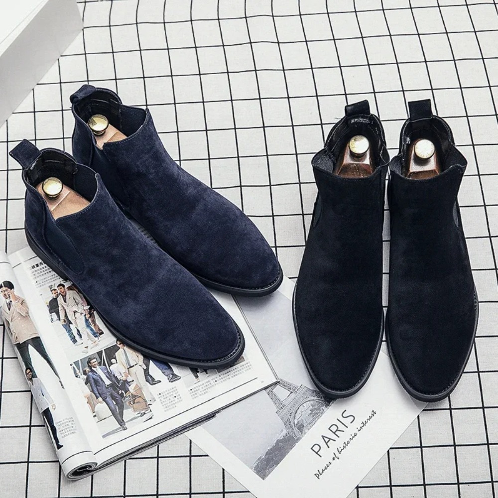 Chelsea Boots Men Blue Faux Su - Men'S Shoes Timberland recension och pris