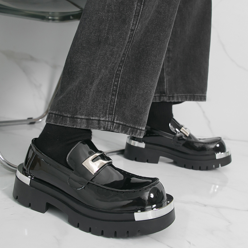 Men's thick soled leather shoe - Men Shoes For Office Work recension och pris