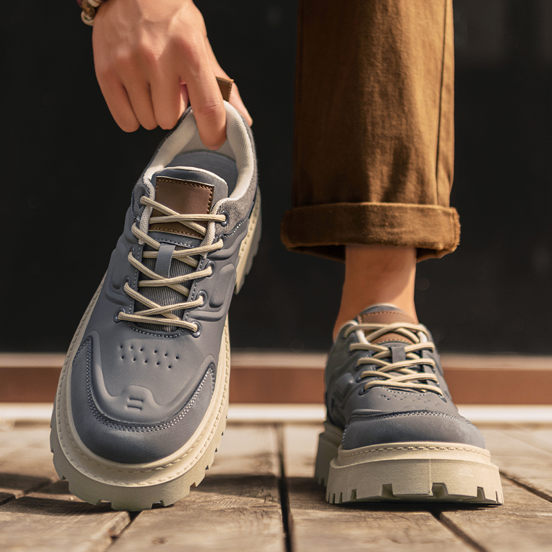 2025 Men's Autumn New Fashion  - Men Shoes Yellow recension och pris