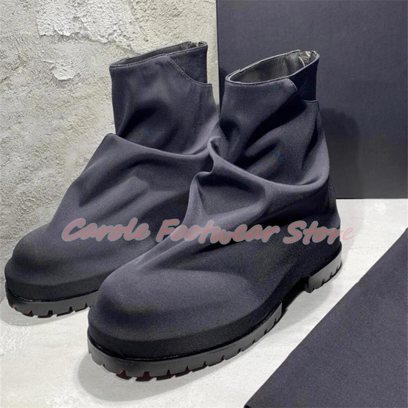 Pleated Nylon Cloth High Top M - Men'S Shoes With Height Increase recension och pris