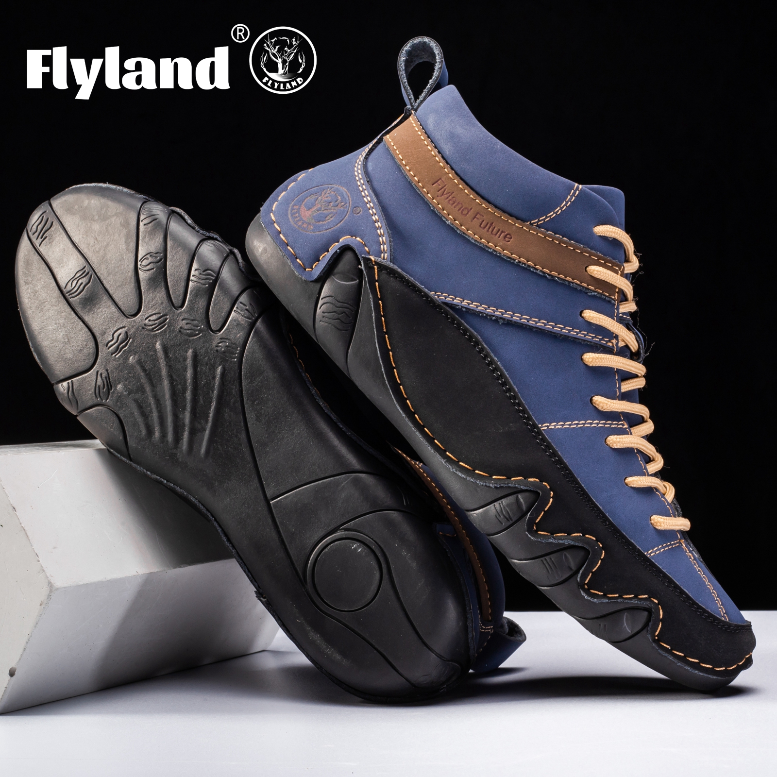 FLYLAND Men'S Fashion Sneaker  - Men Shoes For Office Work recension och pris