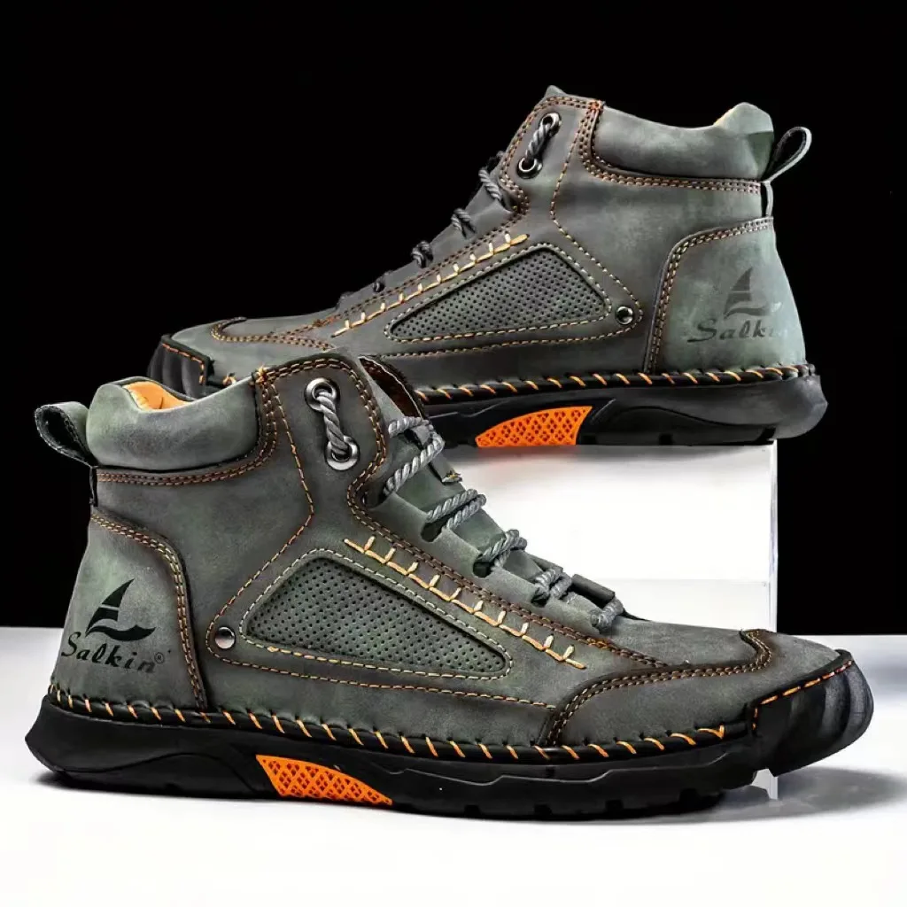 Men's Hand-stitched Boots Plus - Men Shoes Everyday recension och pris