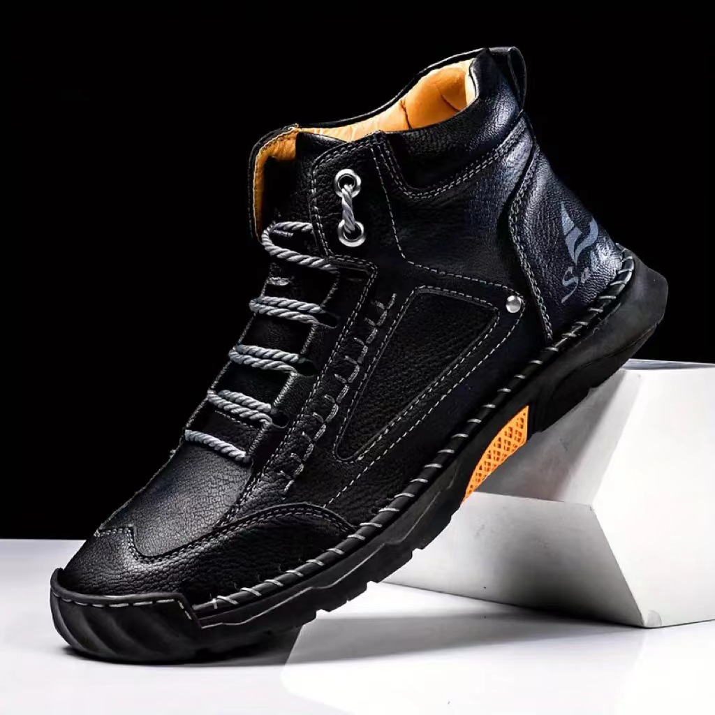 Men's Hand-stitched Boots Plus - Men Shoes Everyday recension och pris