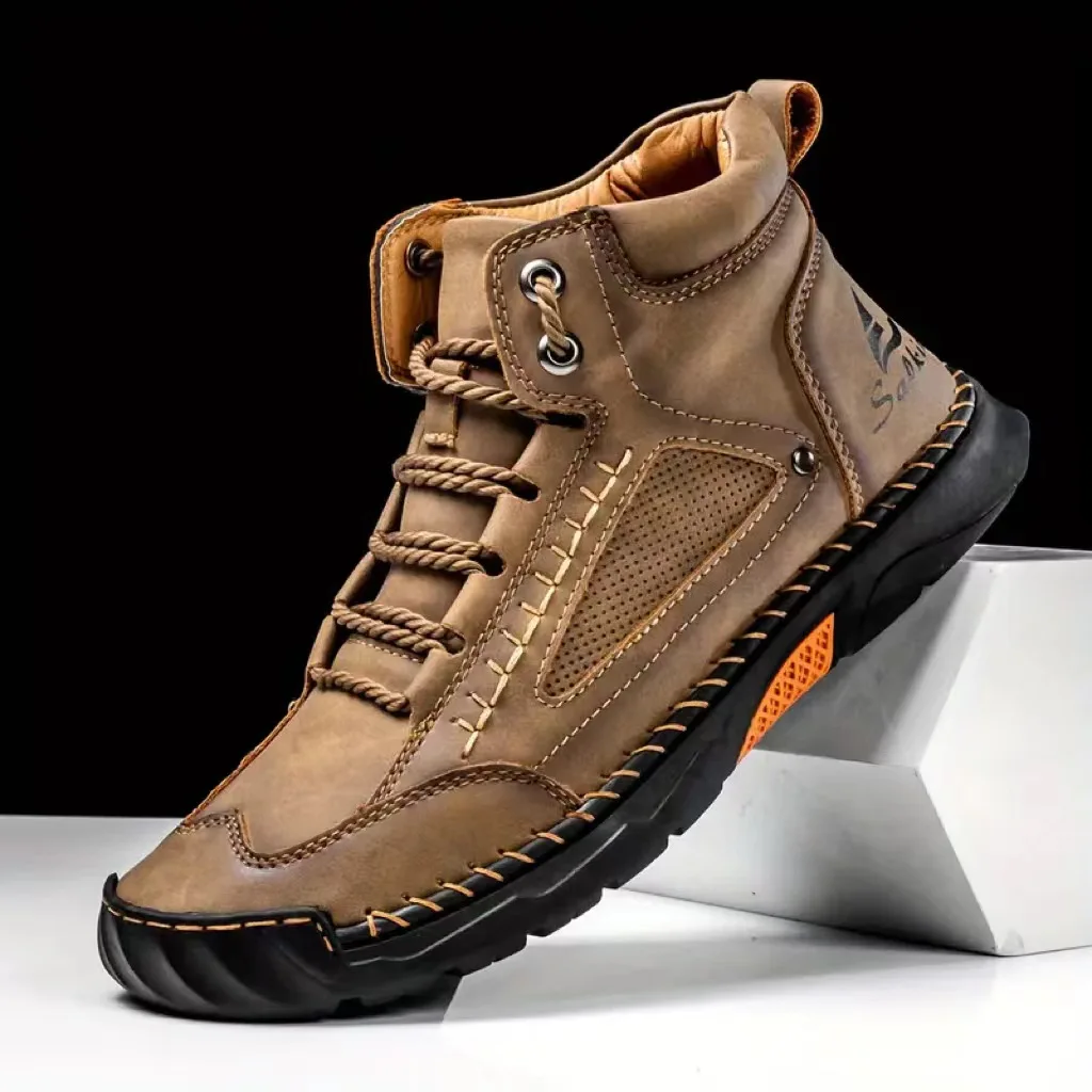 Men's Hand-stitched Boots Plus - Men Shoes Everyday recension och pris