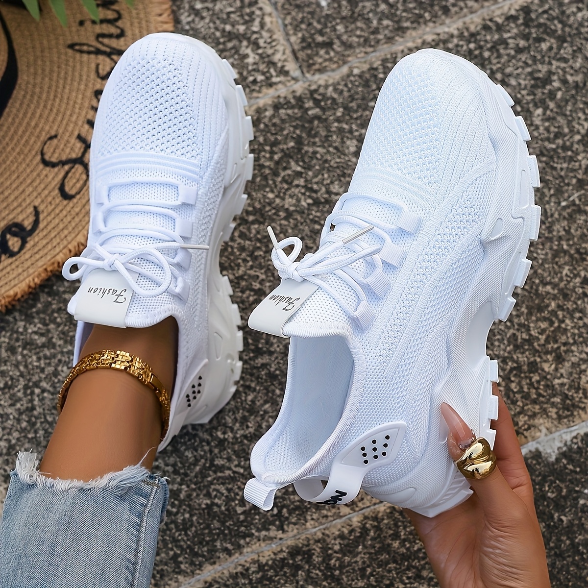 Breathable Knit Sneakers Fashi - Men Shoes Everyday recension och pris