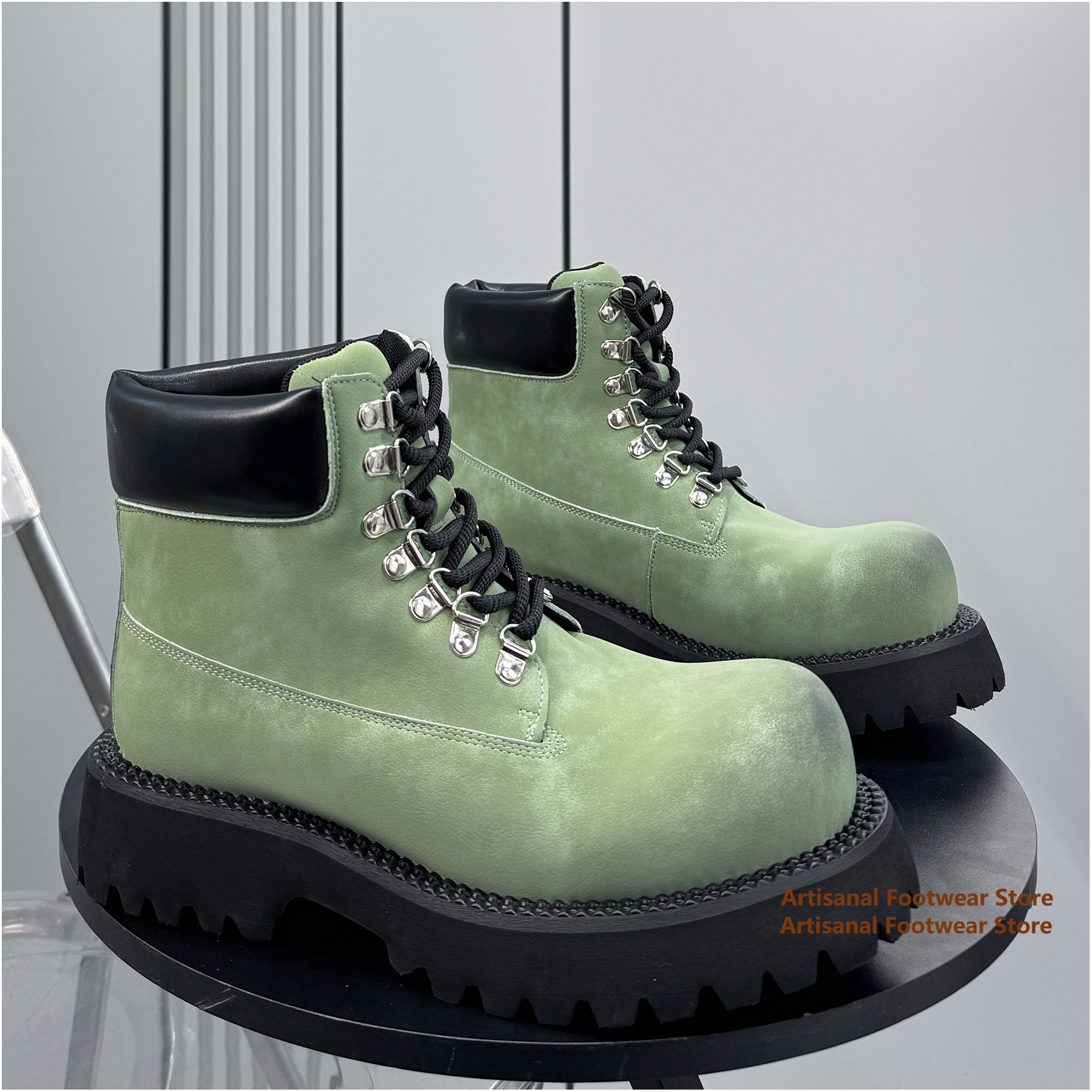 Thick-Soled High Top Men's Boo - Men'S Shoes With Height Increase recension och pris
