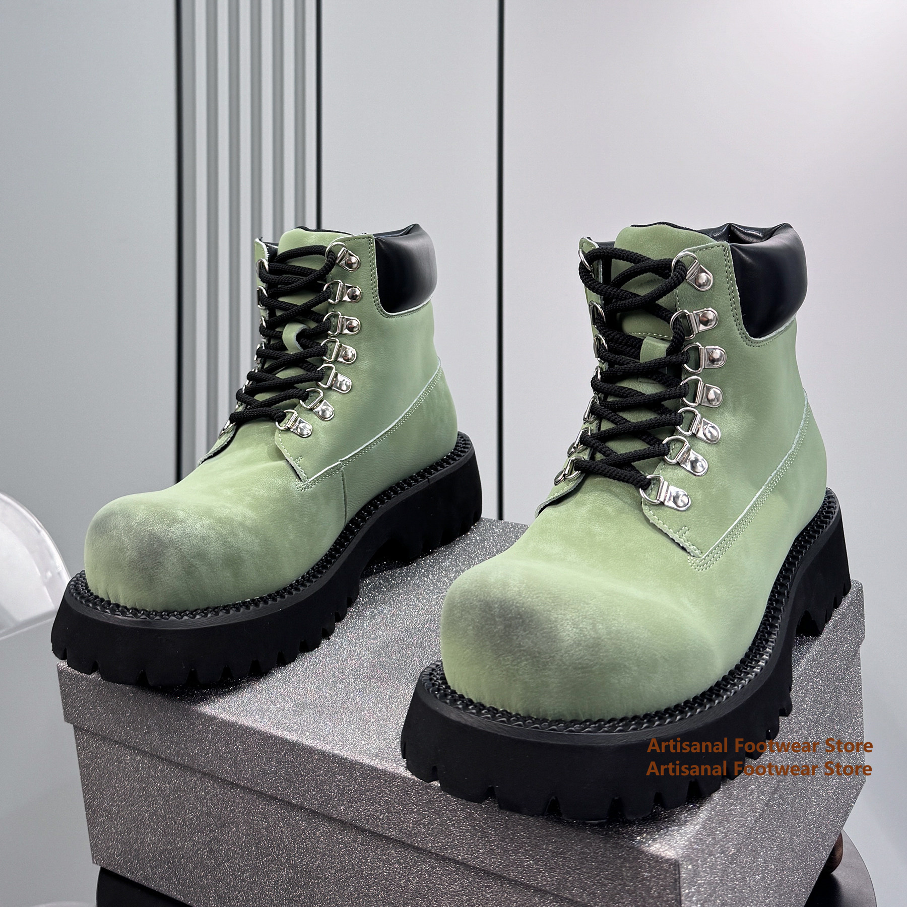 Thick-Soled High Top Men's Boo - Men'S Shoes With Height Increase recension och pris