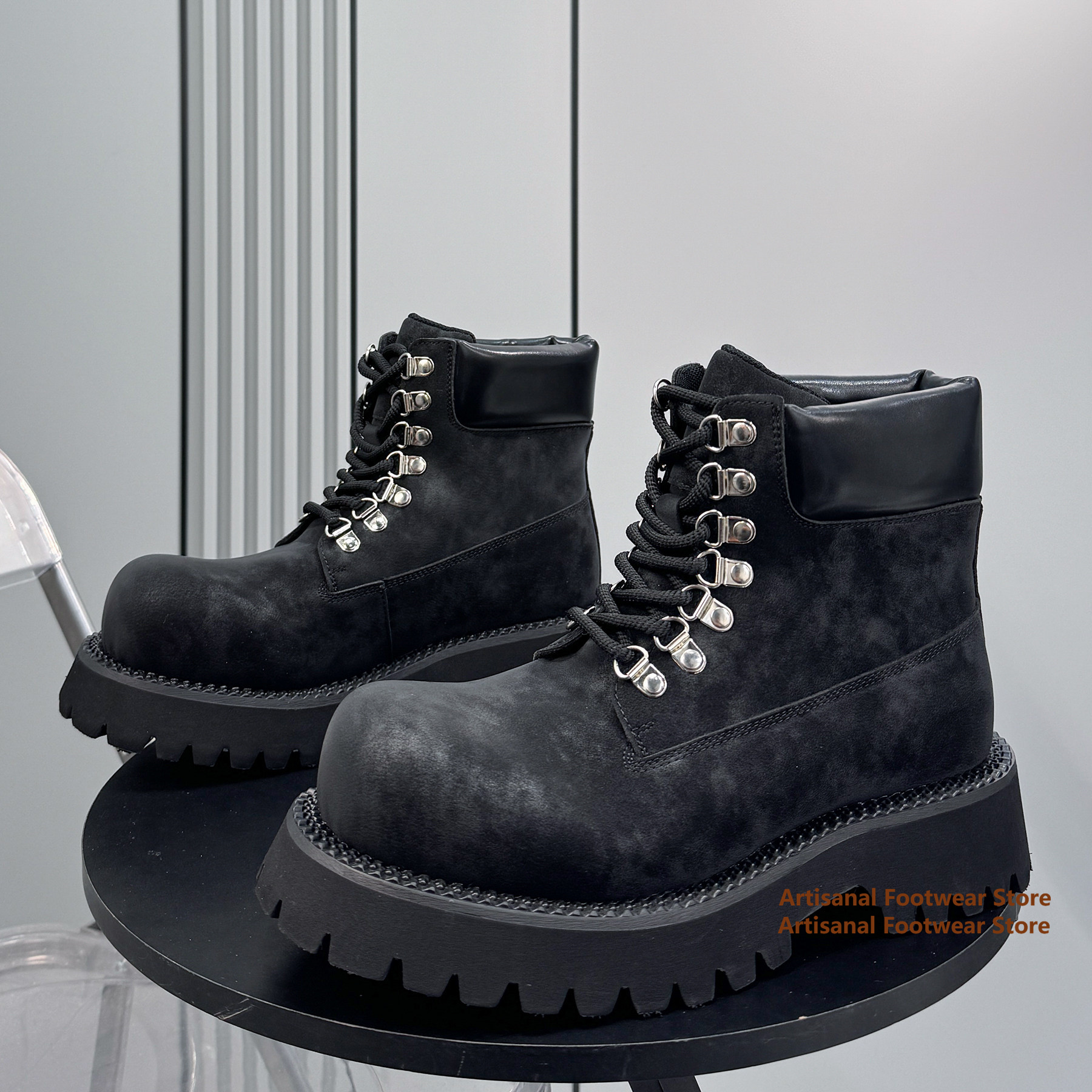 Thick-Soled High Top Men's Boo - Men'S Shoes With Height Increase recension och pris