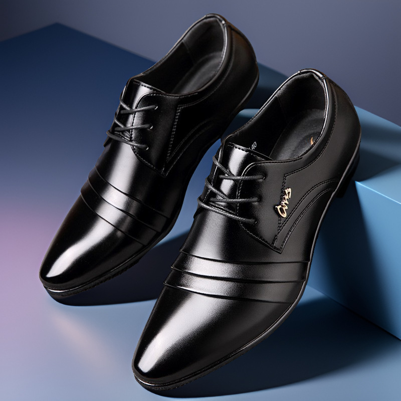 Mens PU Leather Shoes Wedding  - Men Shoes For Office Work recension och pris