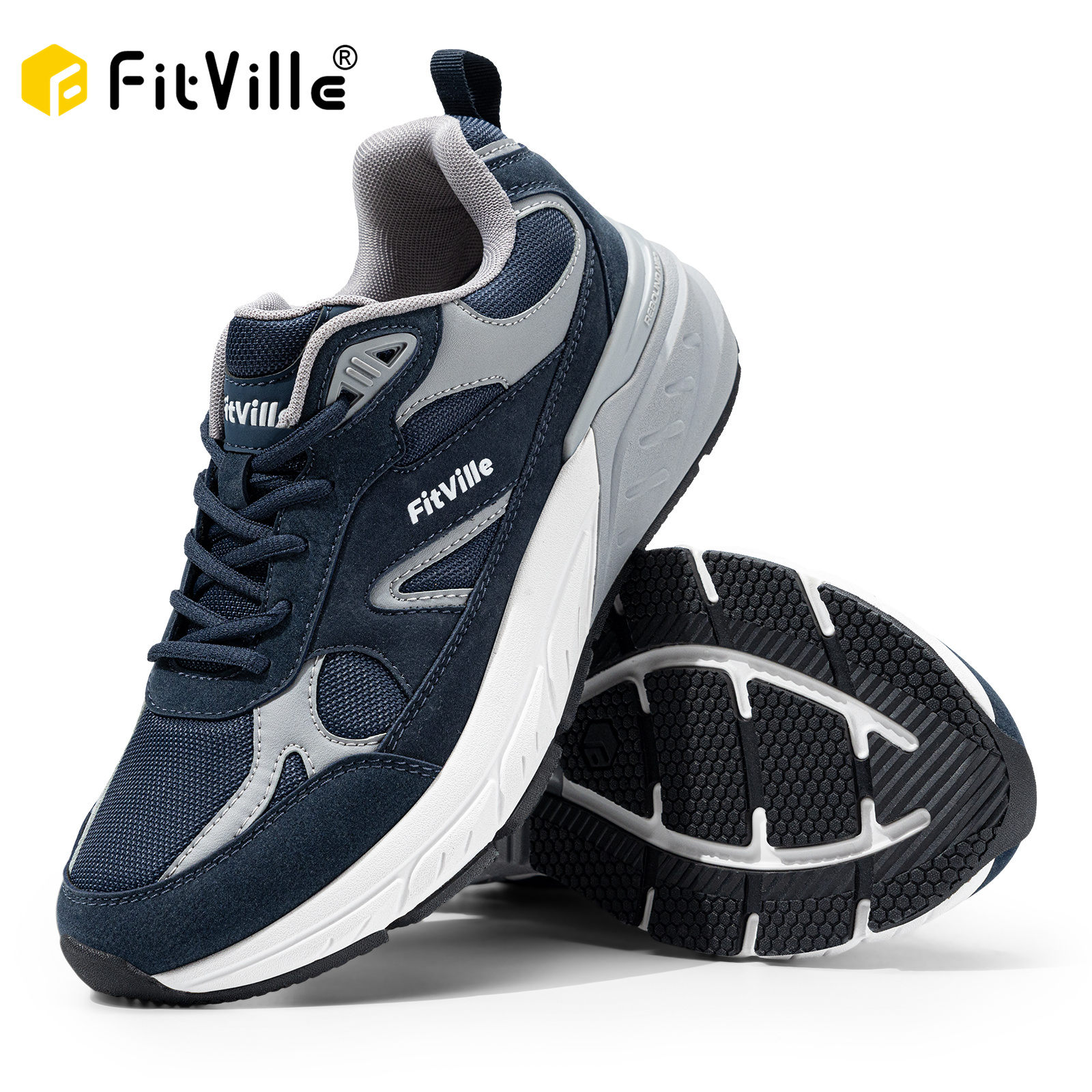 FitVille Newest Walking Shoes  - Men'S Shoes For Wide Feet recension och pris