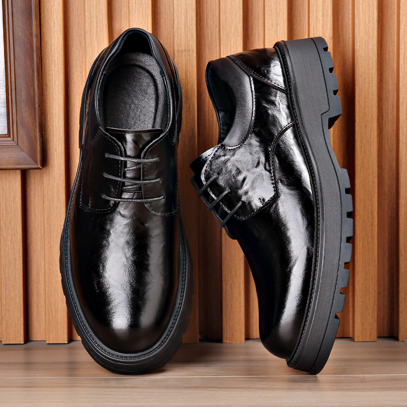 Men's casual leather shoes Ele - Men Shoes For Office Work recension och pris