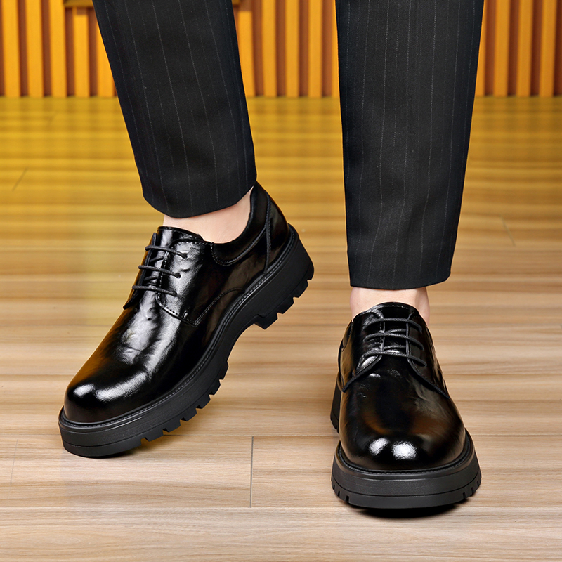 Men's casual leather shoes Ele - Men Shoes For Office Work recension och pris