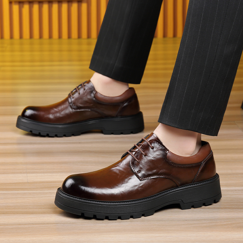Men's casual leather shoes Ele - Men Shoes For Office Work recension och pris